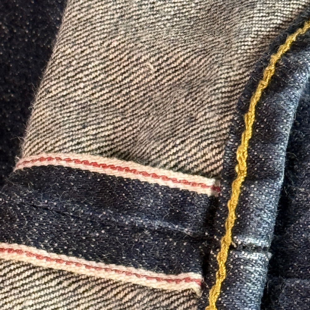 Gap 1969 Japanese Selvedge Jeans Mens Indigo Blue Denim Straight Fit | 31x30 - Picture 7 of 15